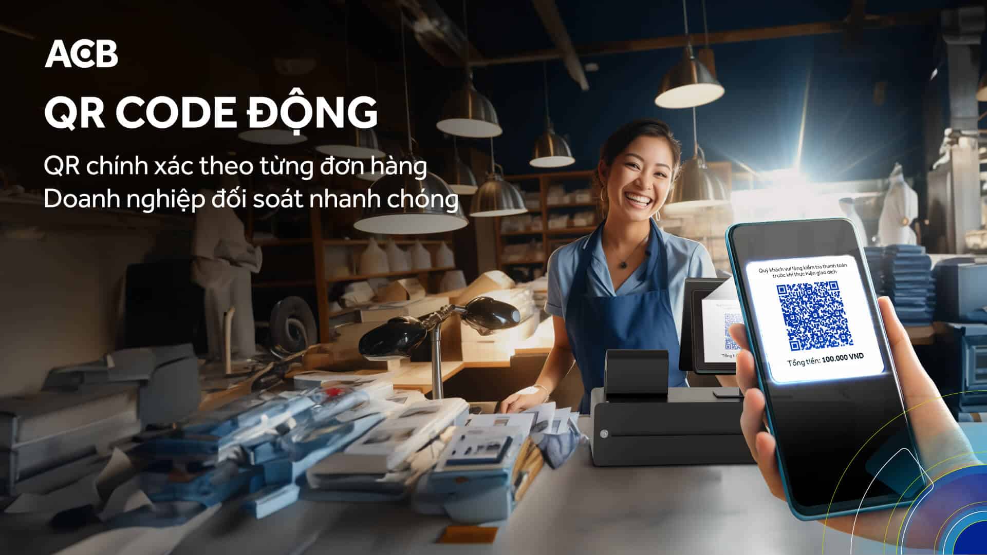 QR code dong ngan hang ACB