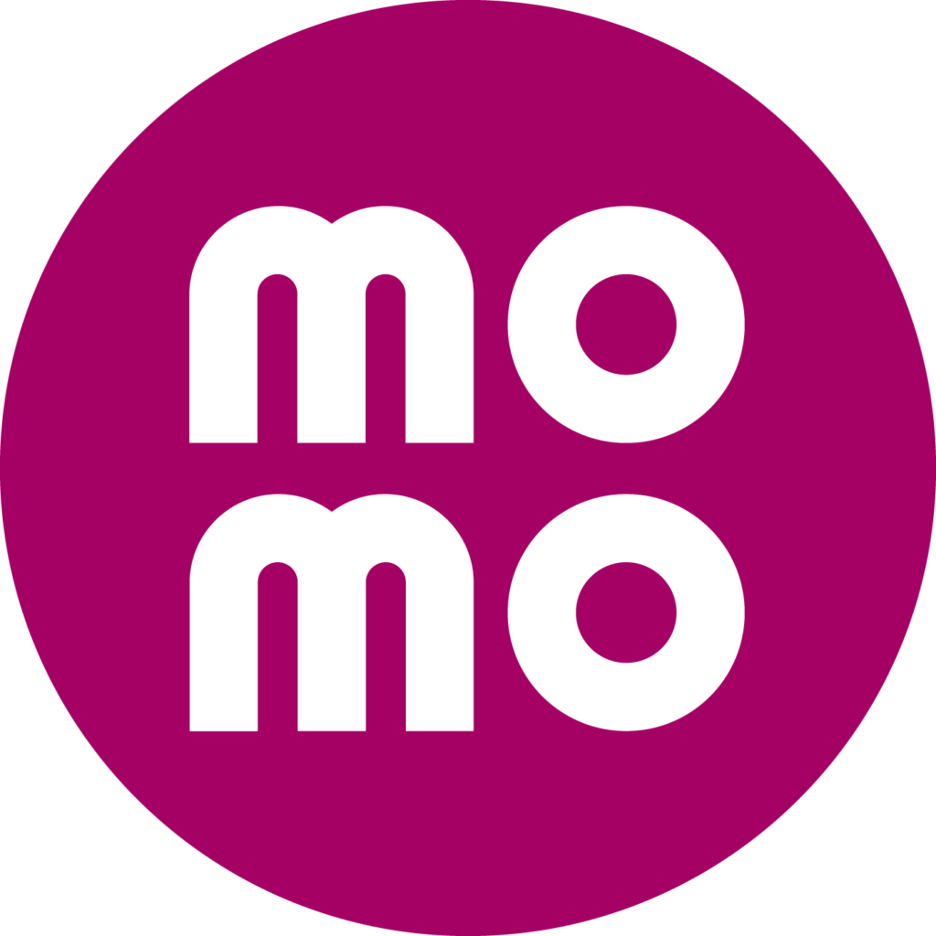 Logo MoMo hình tròn